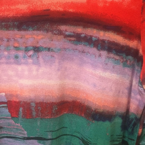 SOLD Cupio Colorful Tunic Top - Picture 4 of 7